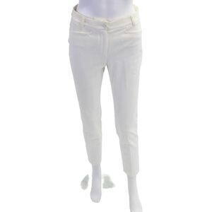 Beatrice Argonne Womens Cotton Low-Rise Slim Skinny Jeans White Size 40